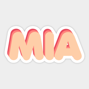 Mia Sticker